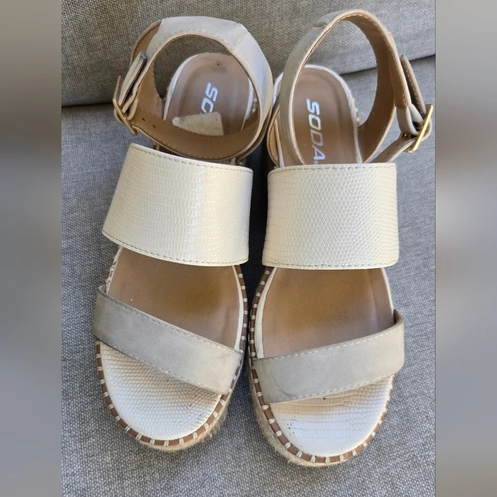 Soda Cream Espadrille Wedge